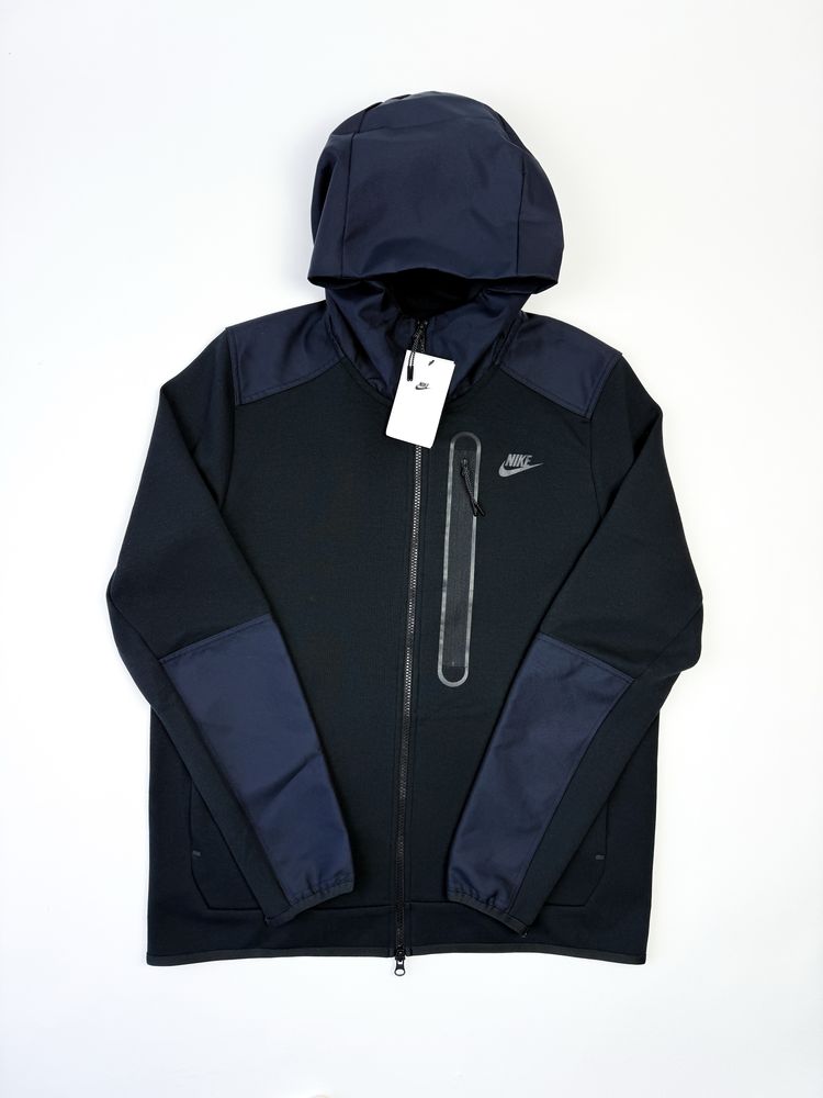 Оригінал! Зіп Худі Nike Tech Fleece чорне (L) / Нове з бірками!