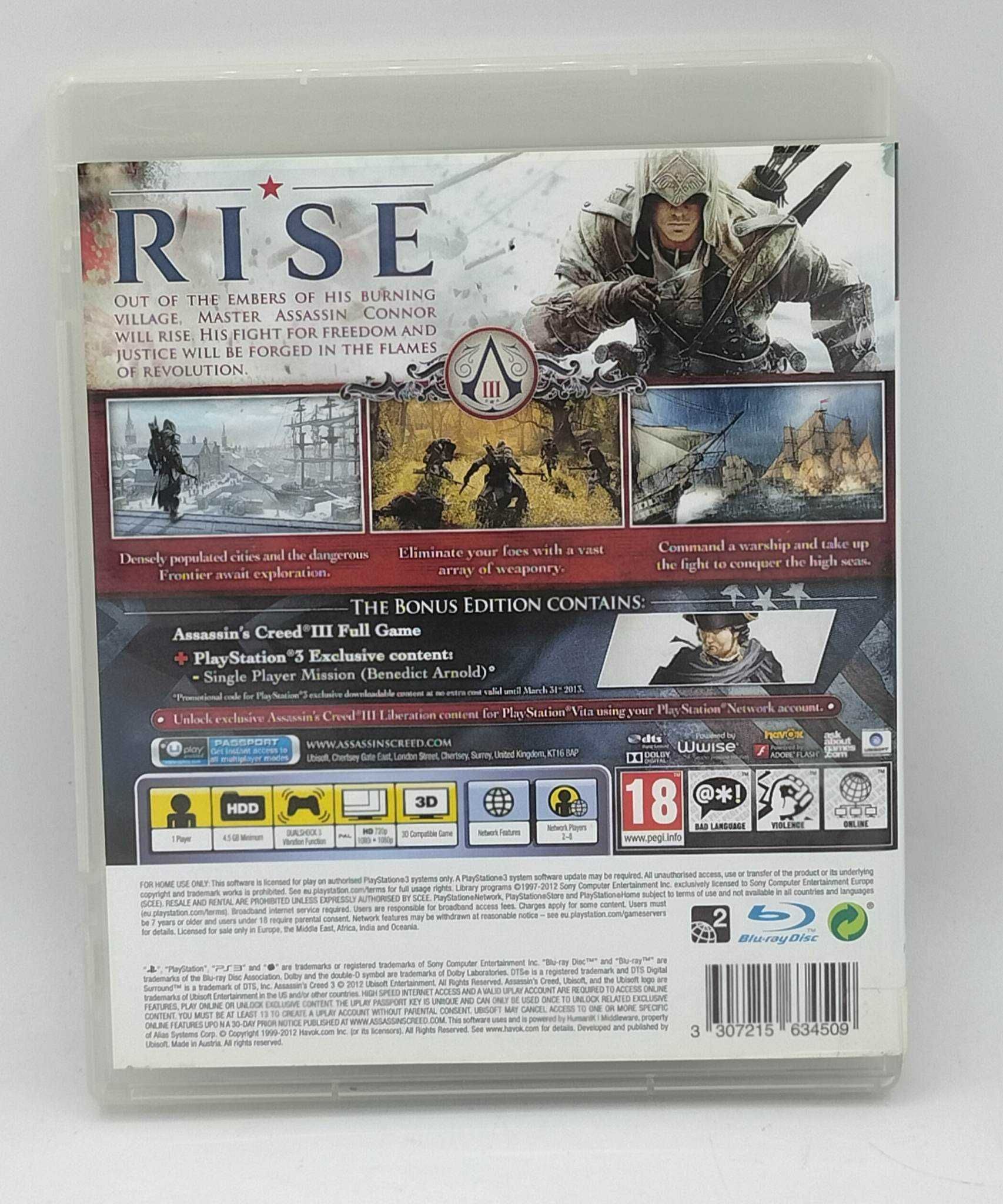 Gra PS3 Assassin' Creed III