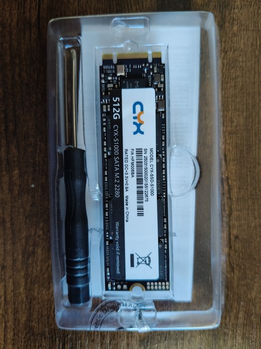 Disco M.2 Sata CYX_ssd_S1000 armazenamento 512GB