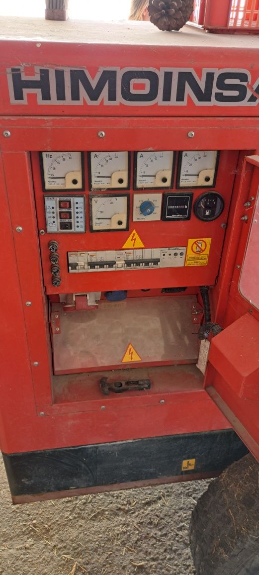Gerador Himoinsa 20 kVA Motor Yanmar com Atrelado