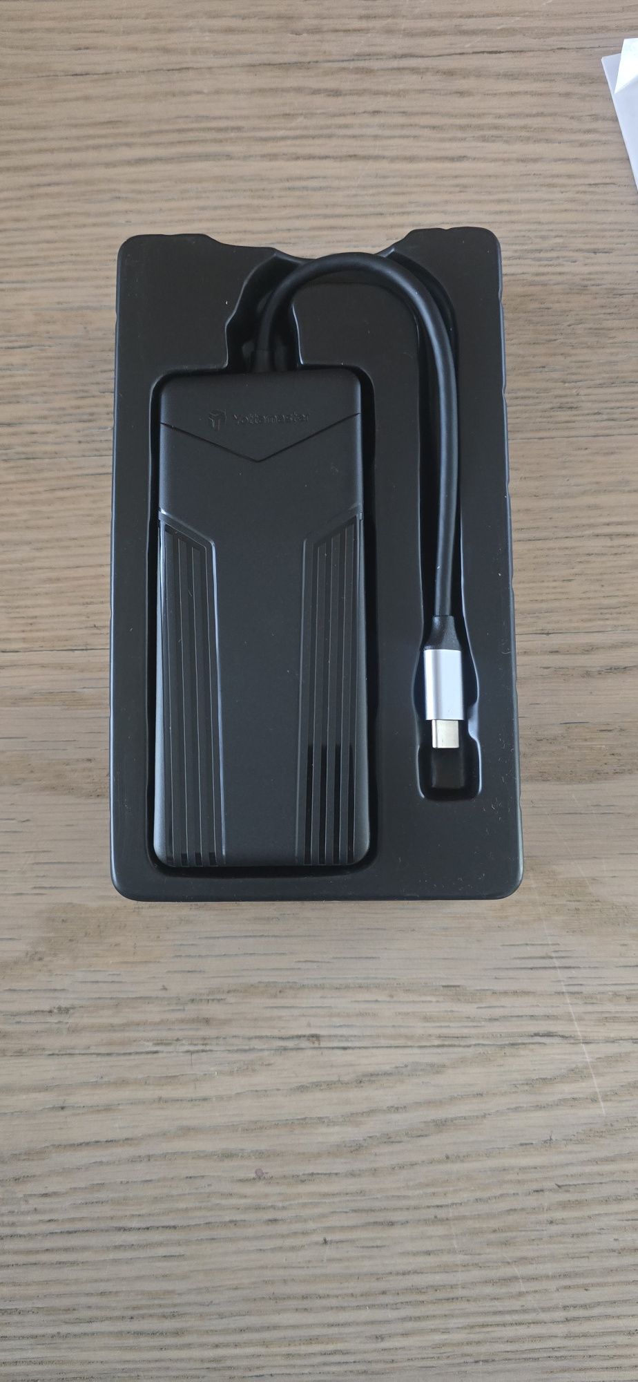 Yottamaster Stacja dokująca USB C z obudową M.2 NVMe SSD, adapter 8 w