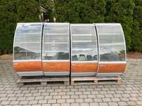 Lada chłodnicza witryna chłodnicza JBG2 60 cm x 80 cm x 130 cm.