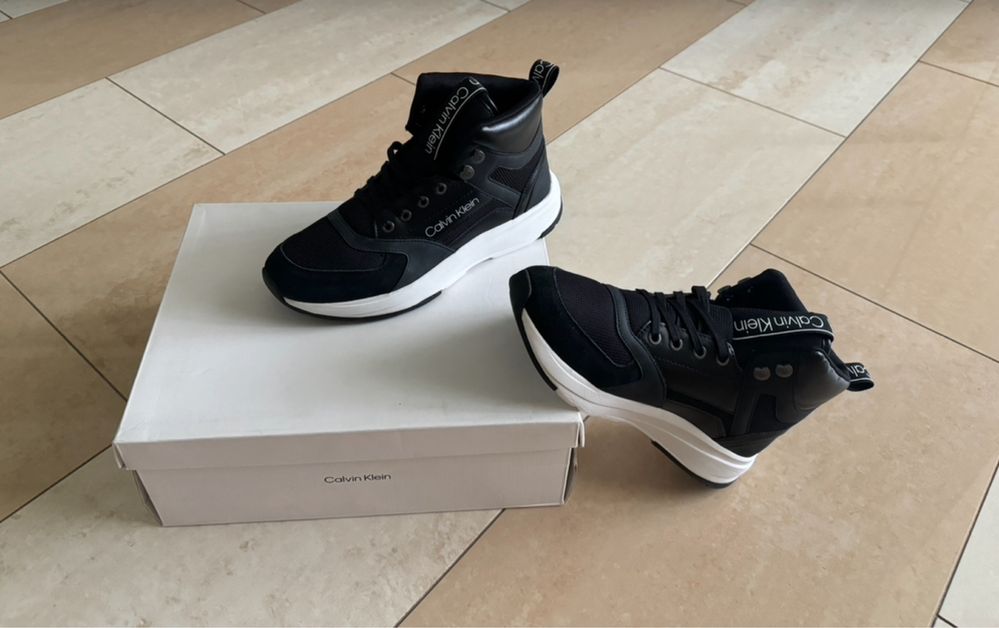 Кроссовки высокие (ботинки),  Calvin Klein, размер 40-41