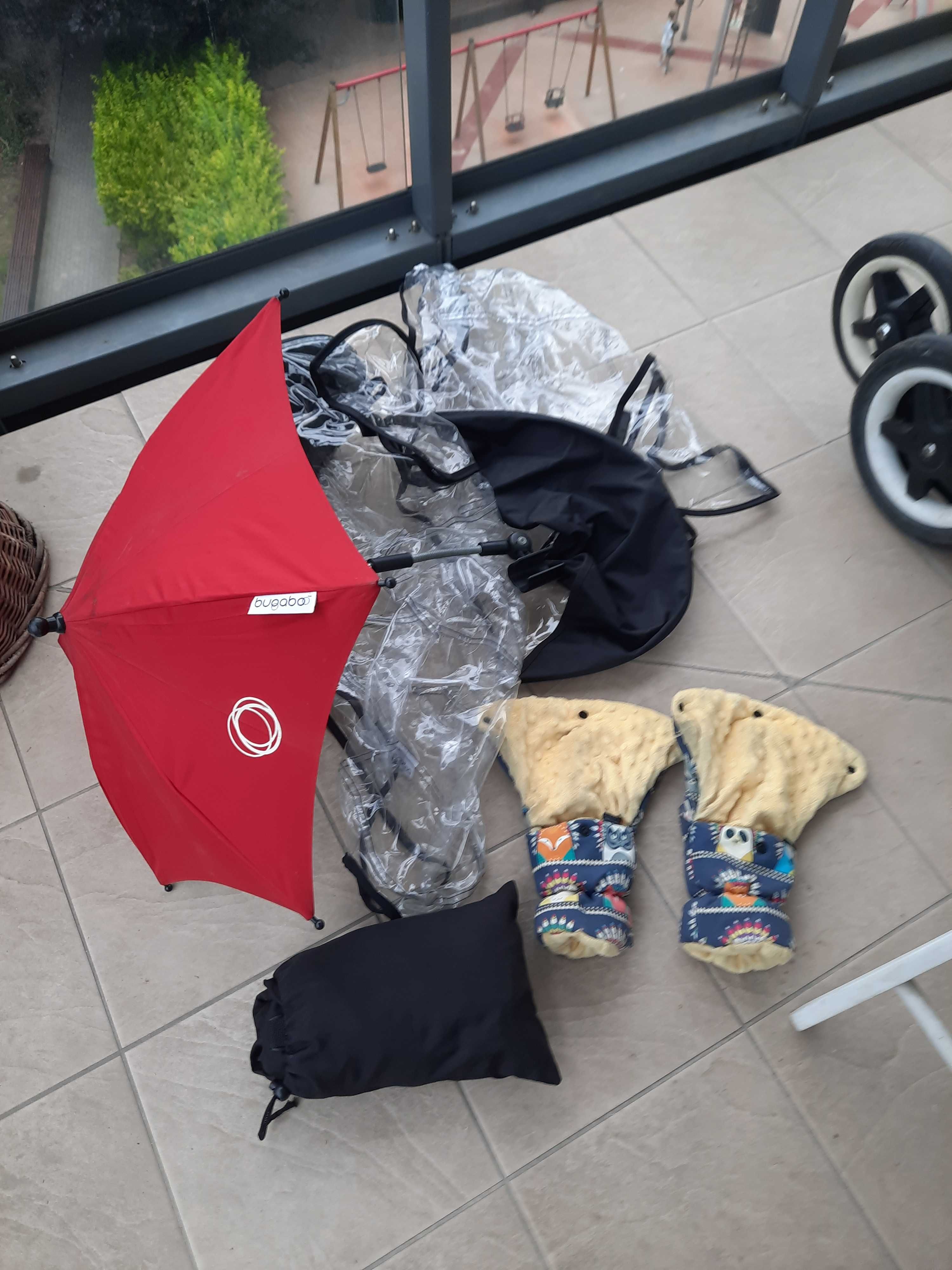 Wózek Bugaboo Donkey 2 Twin + dużo akcesoriów