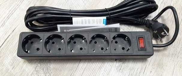 Сетевой фильтр 5 розеток 5м удлинитель