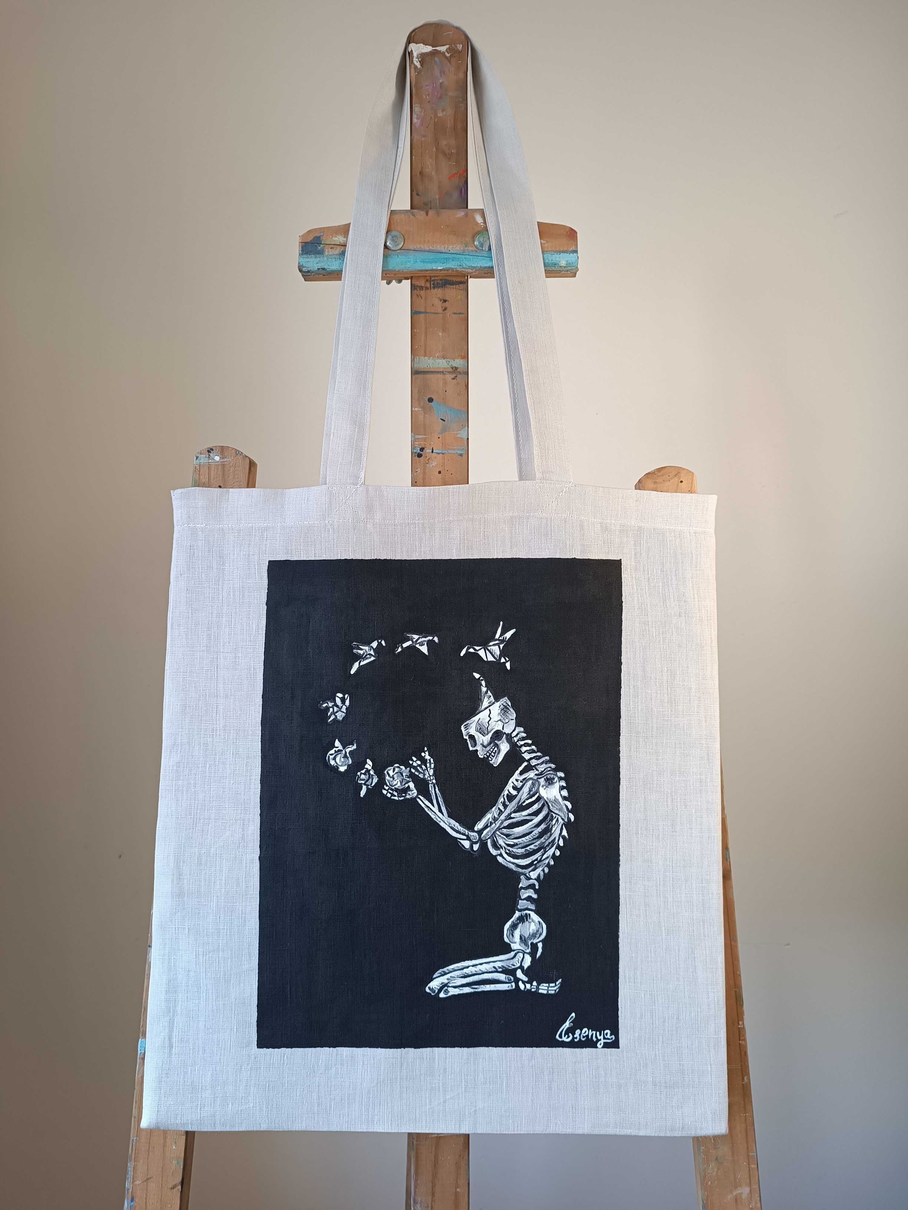 Tote Bag Pintado à mão