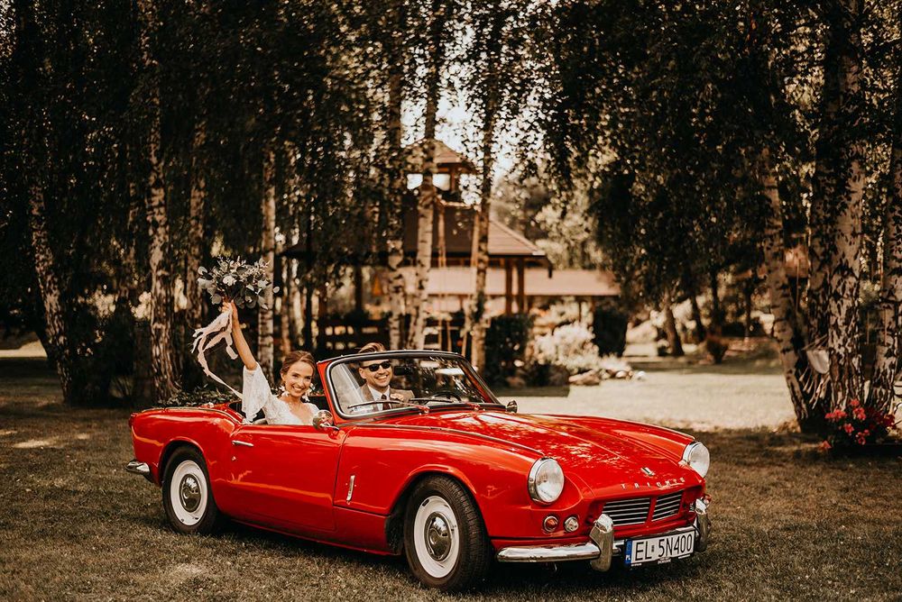 Triumph Spitfire Klasyk Kabriolet do ślubu sesji, sam prowadzisz