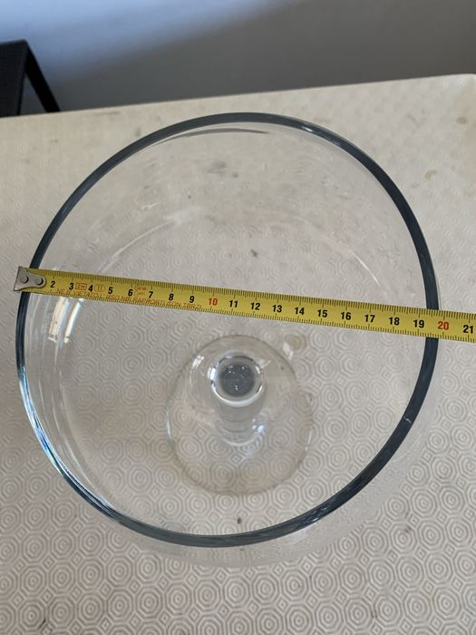 Taça/Jarrão/pote decorativo em vidro