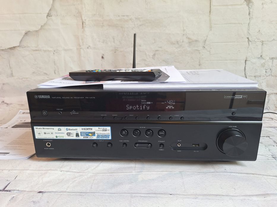 Zaawansowany Amplituner 5.1 Yamaha MusicCast RX-V479 z Wi-fi BT ARC