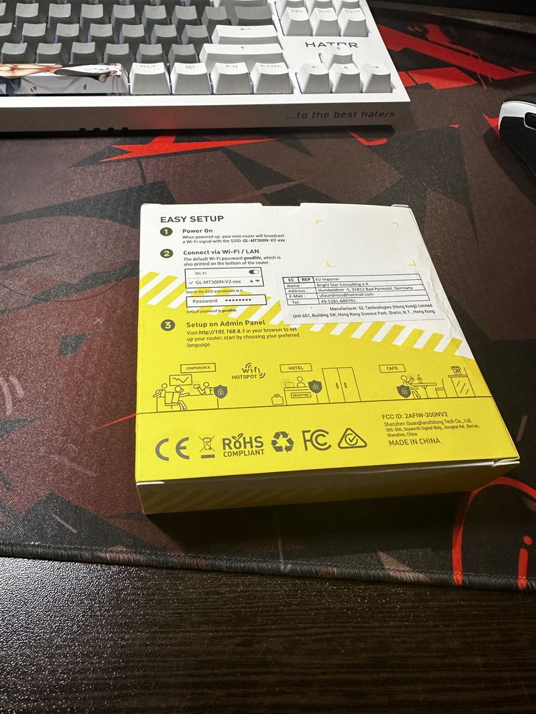 Мини роутер GL.iNet GL-MT300N-V2
