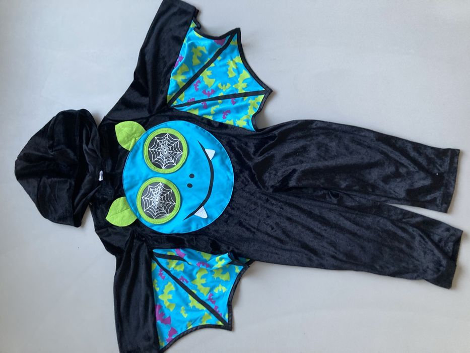 Strój karnawałowy przebranie nietoperz 86/92 cm