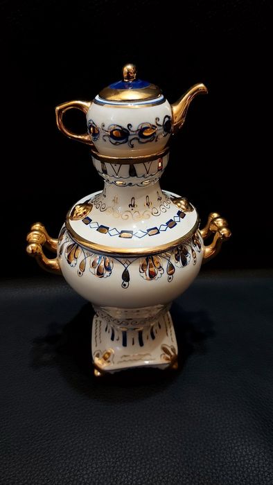 Самовар Гжель декоративний.