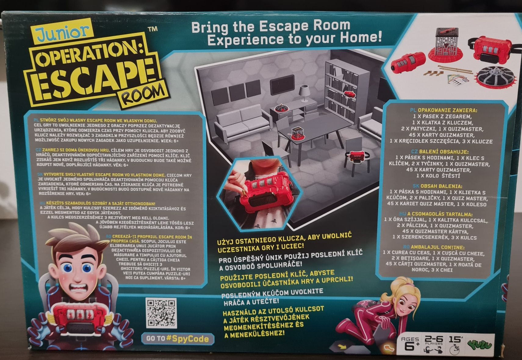 Gra Junior operation Escape Room