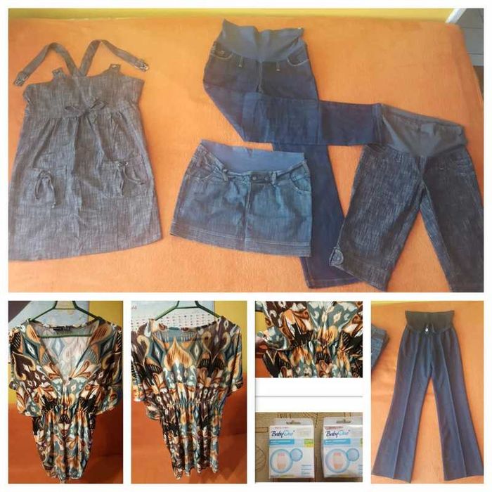 Odzież ciążowa rozmiar M/L i majtki poporodowe L