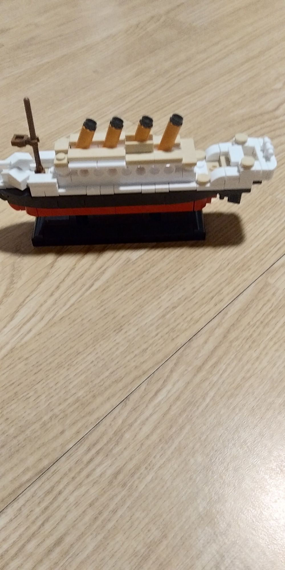 mini Titanic z klocków