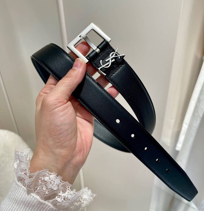 Ремінь Натуральна шкіра YVES SAINT LAURENT жіночий 20 мм