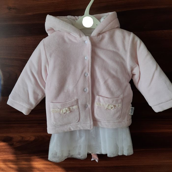 Kurtka kurteczka r. 68 ocieplana ciepła na Chrzciny