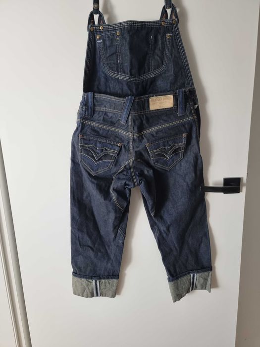 Tommy Jeans Hilfiger Denim ogrodniczki rybaczki retro styl NYC S M