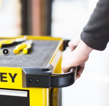 Carro Banca de Ferramentas completo STANLEY com 7 gavetas 214 peças