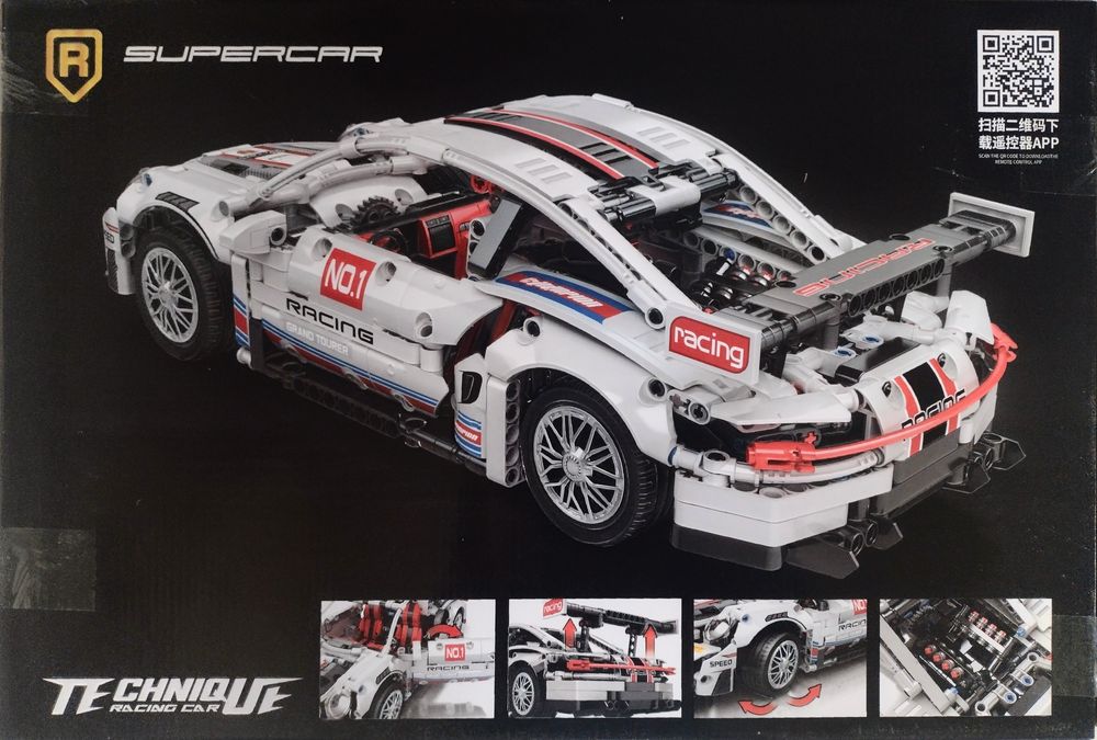 Klocki Technique Racing Car wyścigówka 1228el Lego Prezent