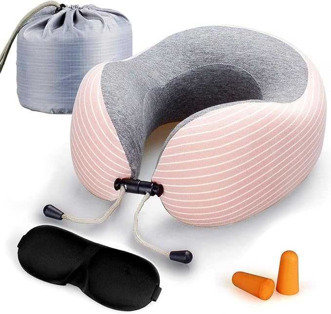 poduszka podróżna turystyczna na szyję zagłówek DO SAMOCHODU MEMORY