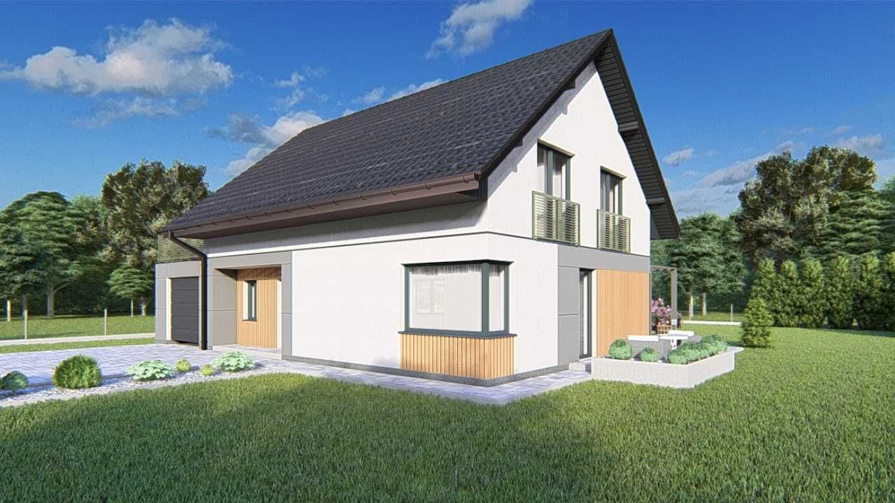 Projekty elewacji domów / Wizualizacje