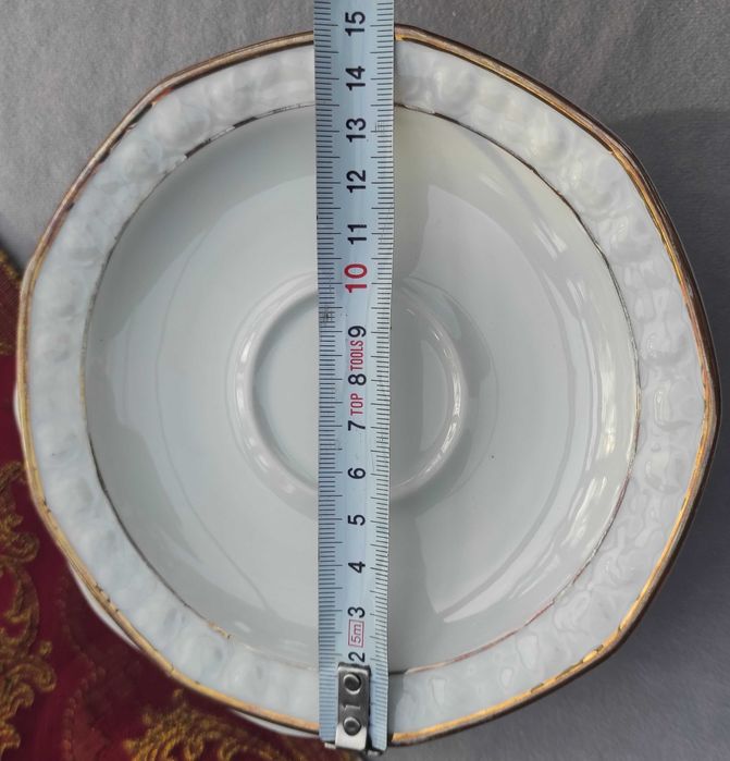 Talerzyki deserowe lub pod filiżanki, model Winterling, 12 sztuk