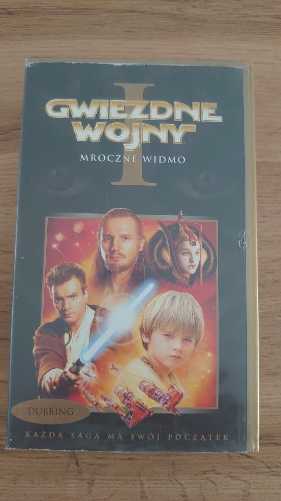 gwiezdne wojny I mroczne widmo vhs