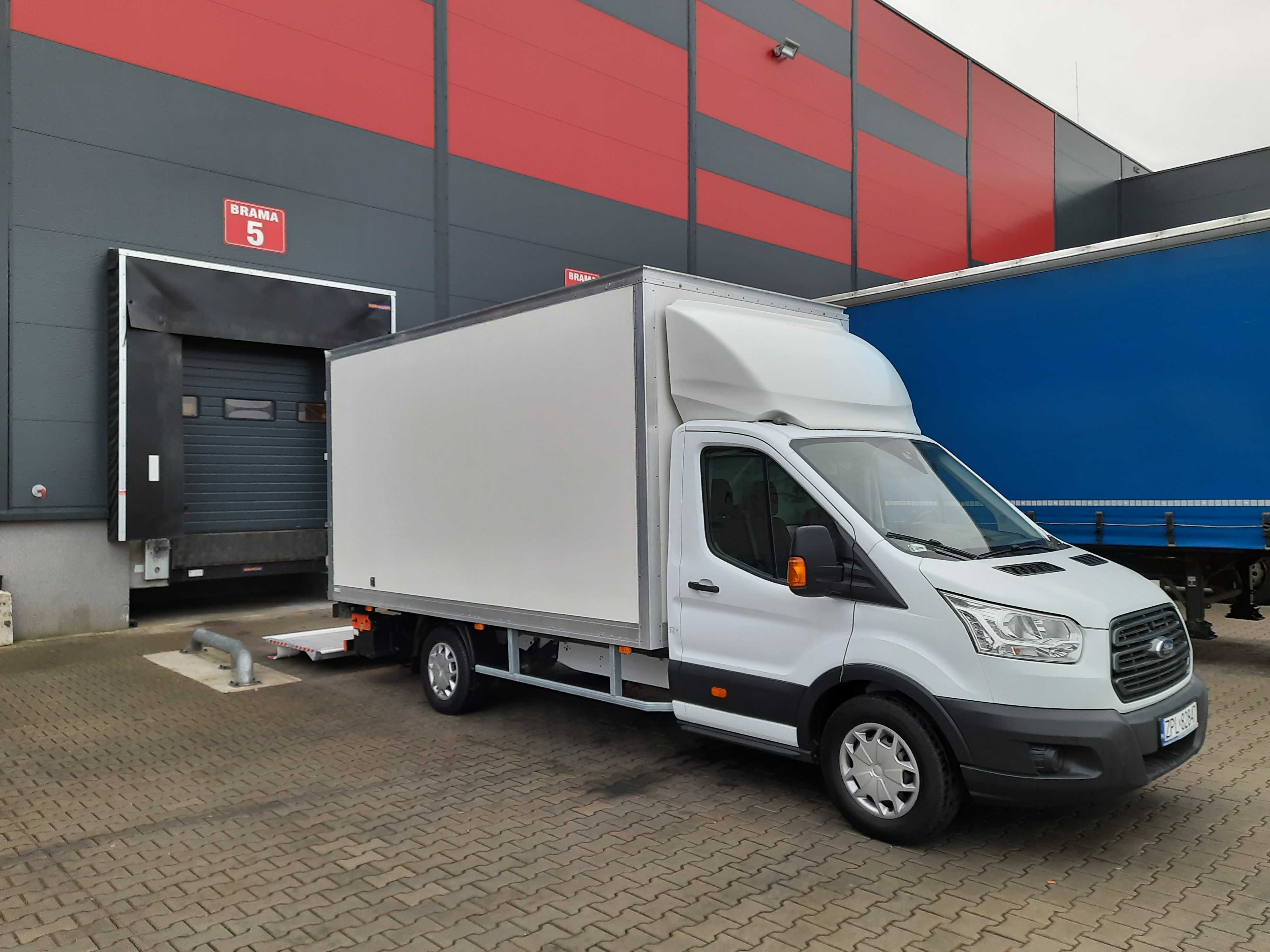 Ford Transit Kontener, winda DHOLLANDIA 750 kg, FV 23%