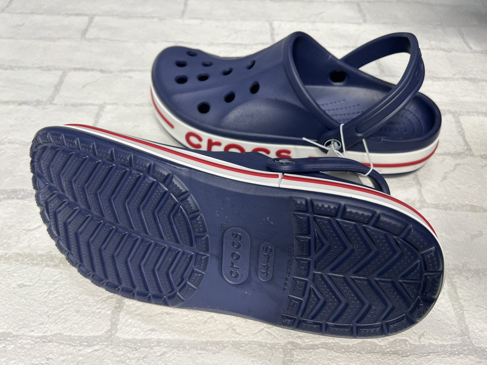 Кроксы белые, синие, чëрные Crocs 8220