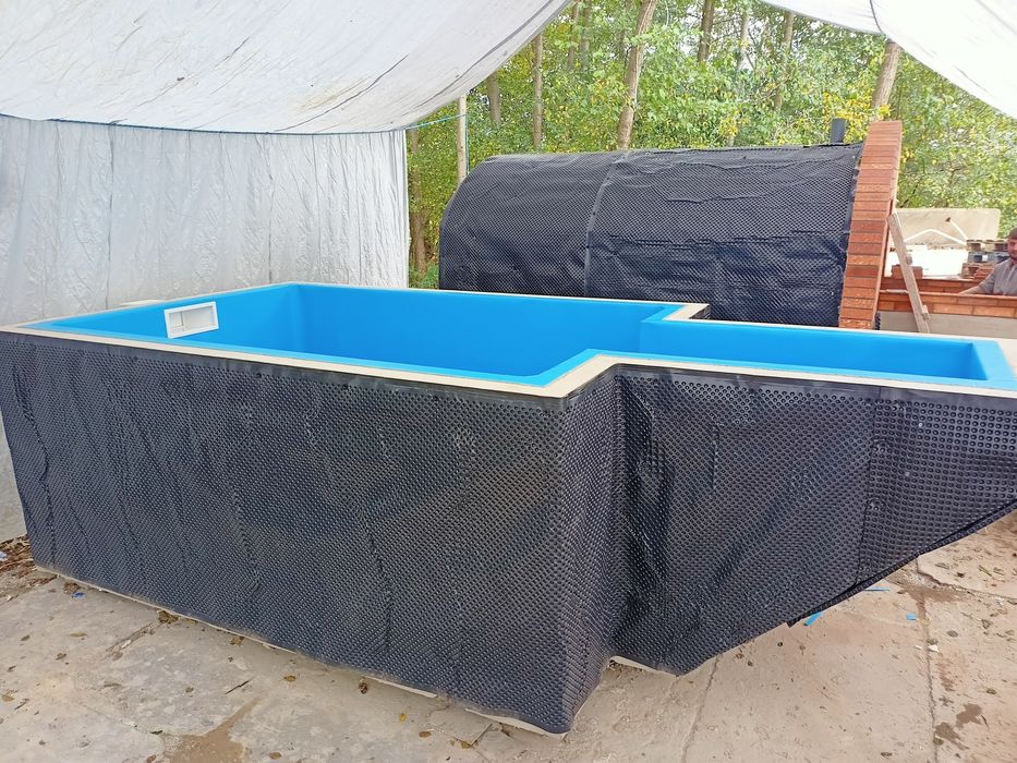 basen betonowy, balia wodna, zbiornik do morsowania , basen ogrodowy