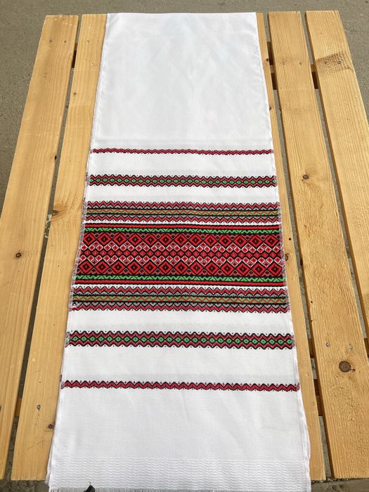 Рушник домотканний машинна вишивка