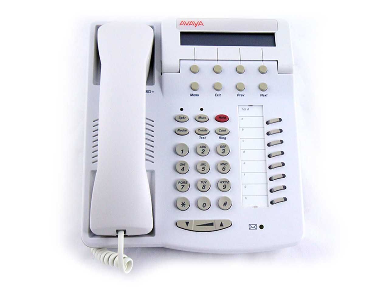 Цифровий дводротовий телефон Avaya Definity 6408D+  white