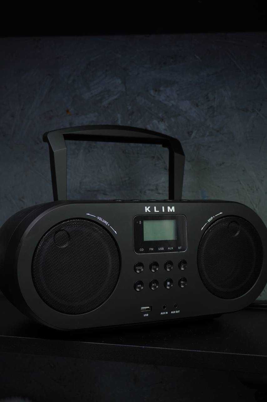 KLIM B5 з FM-радіо, CD-програвачем, Bluetooth, USB MP3, AUX, LED