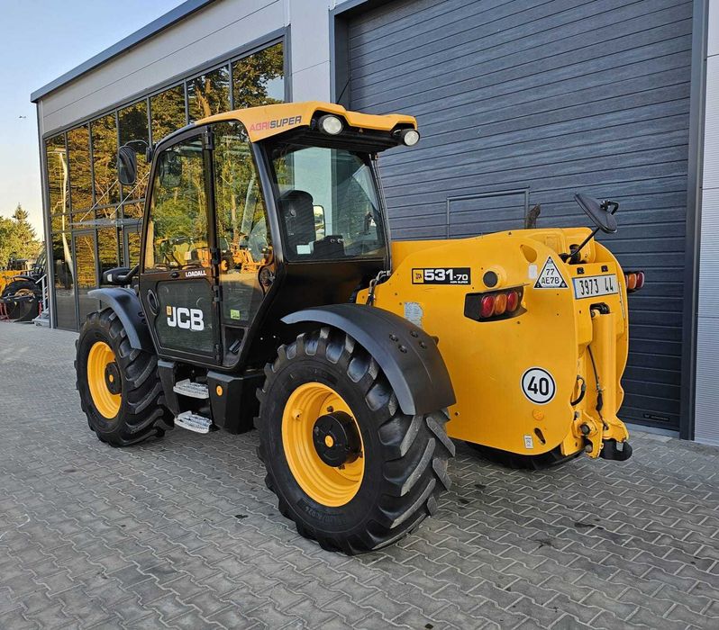 JCB 531-70 AGRI SUPER Oryginał NAJBOGATSZA WERSJA Klima 40km/h 130kM