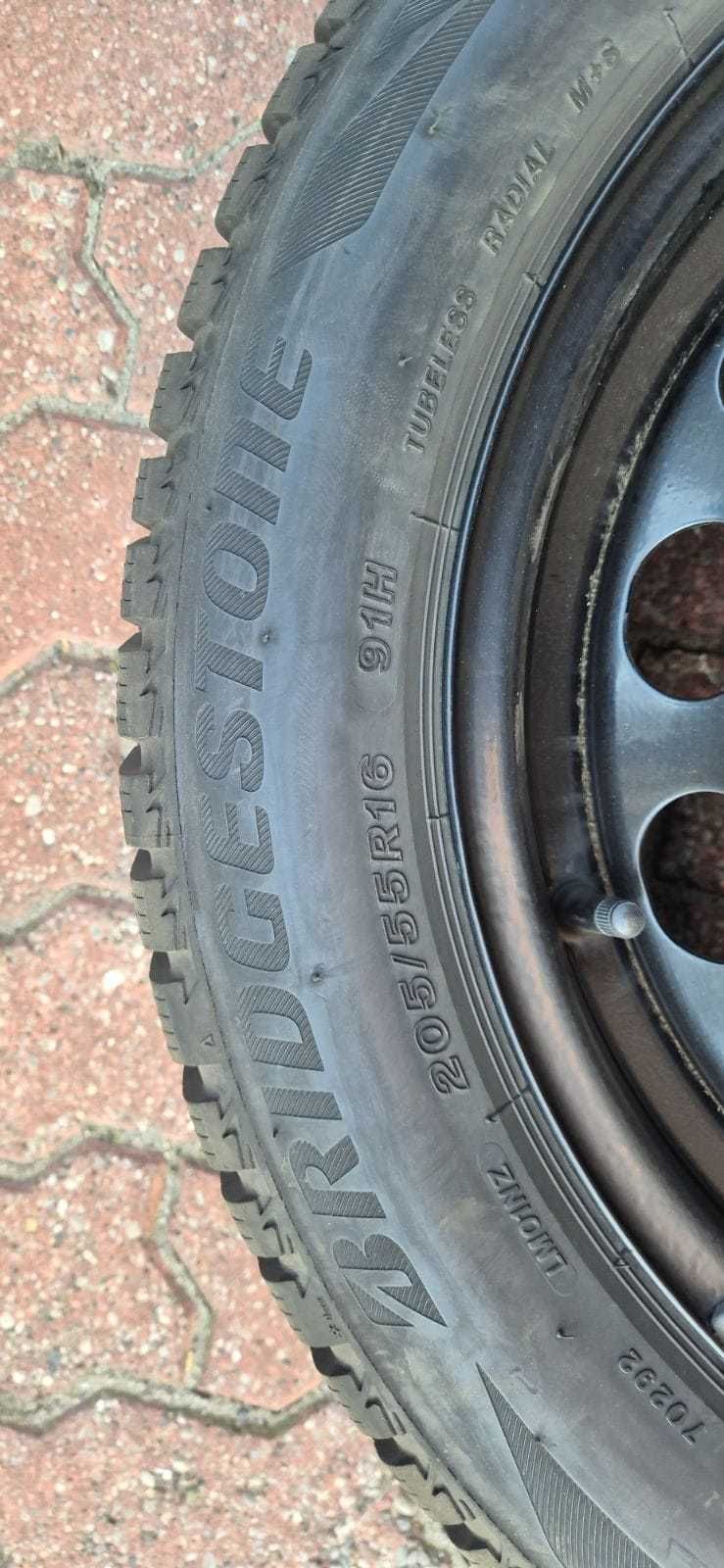 Felgi stalowe ALCAR 16" + Opony Bridgestone LM001 205x55r.16