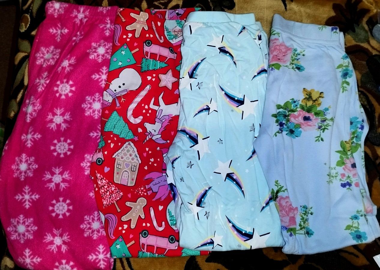 Лосины штаны для дома пижама пони поняшки Литл единорог  6-9л.