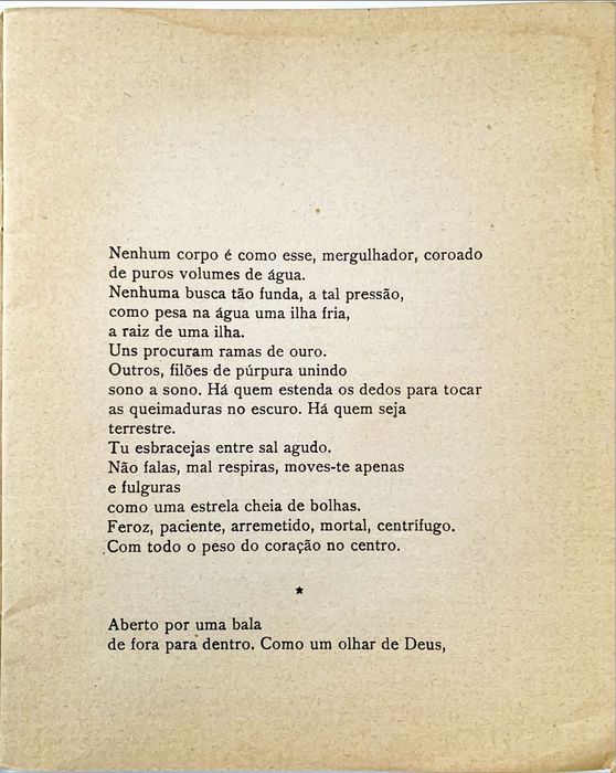 Herberto Helder - Flash - Dedicatória - 1ª edição - 1980