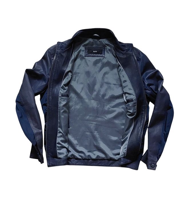 Hugo Boss Neikon nowa kurtka męska skóra naturalna r. 50/L