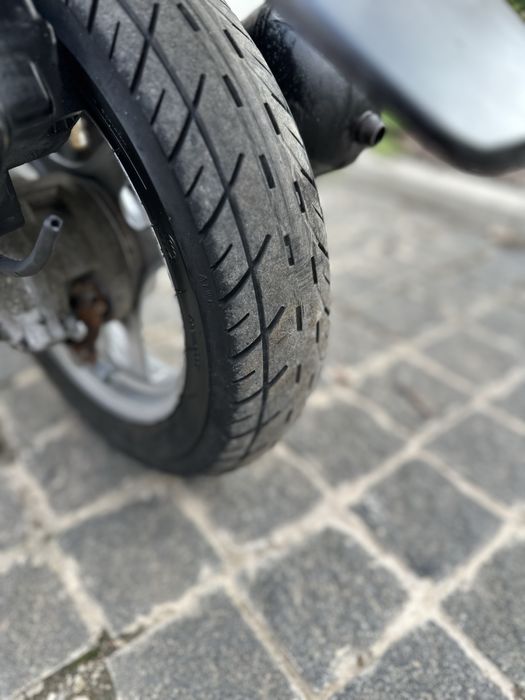 Honda Dio Fit з доками на модних номерах скутер мопед