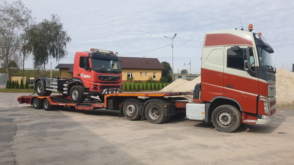WYNAJEM Naczepy Niskopodwoziowej Lawety Wciągarka Pod Ciężarówki Kopar