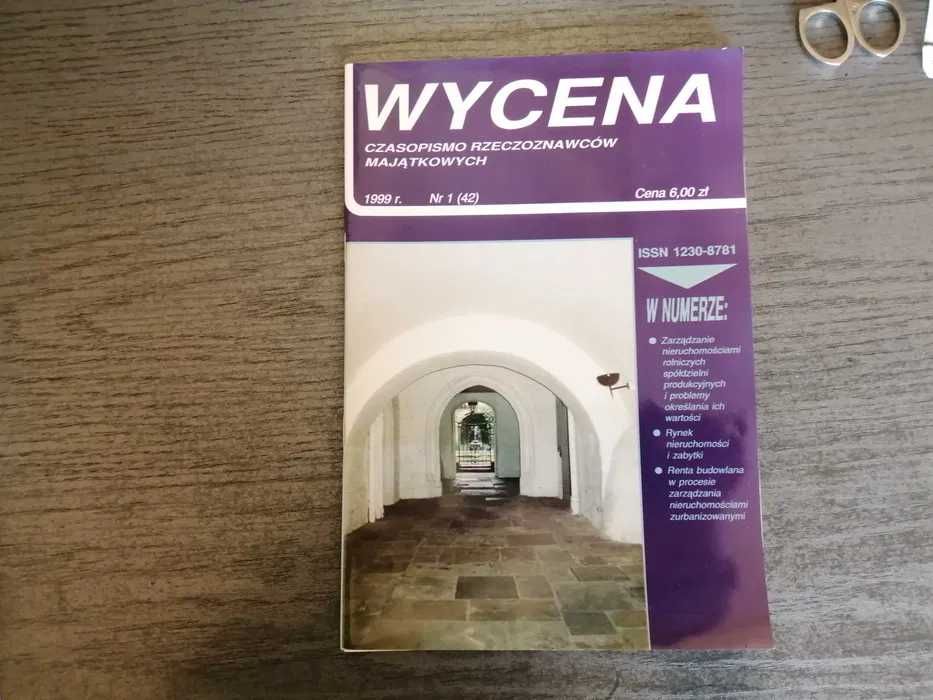 Wycena Czasopismo Rzeczoznawców Majątkowych 1999 Nr 1 (42)