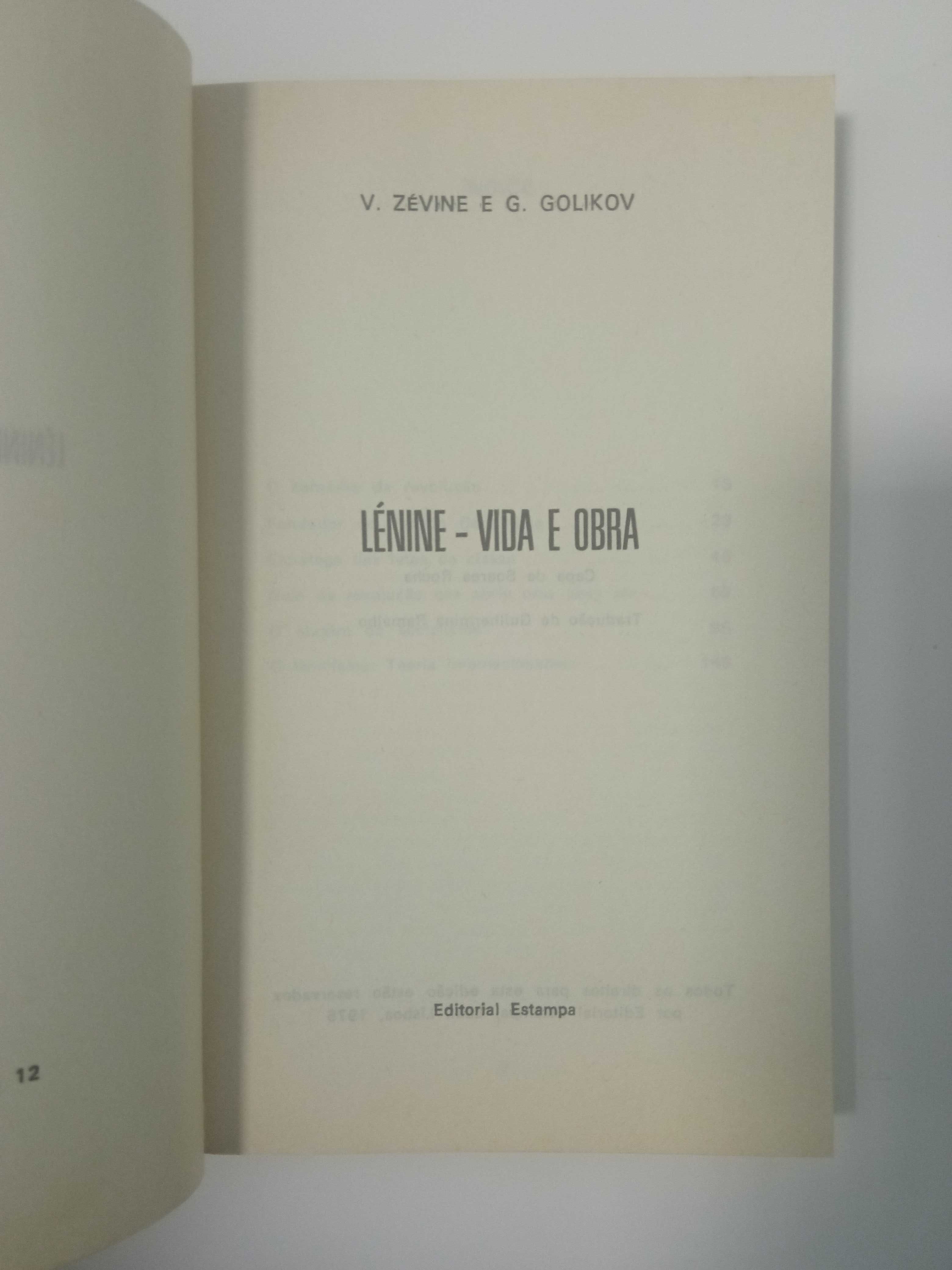 Lenine: vida e obra, de V. Zévine e G. Golikov
