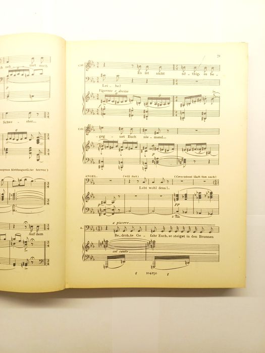 G. Puccini TOSCA wyciąg fortepianowy z głosami nuty Opera całość