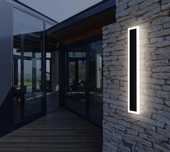 Zewnętrzna lampa ścienna Klighten Aplique, 60cmpowystawowy.