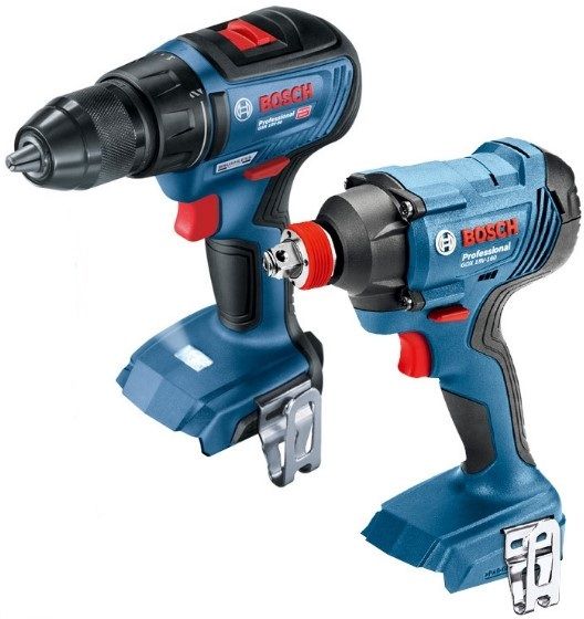 BOSCH Zestaw wiertarko-wkrętarka GSR 18V-50 klucz udarowy GDX 18V-200