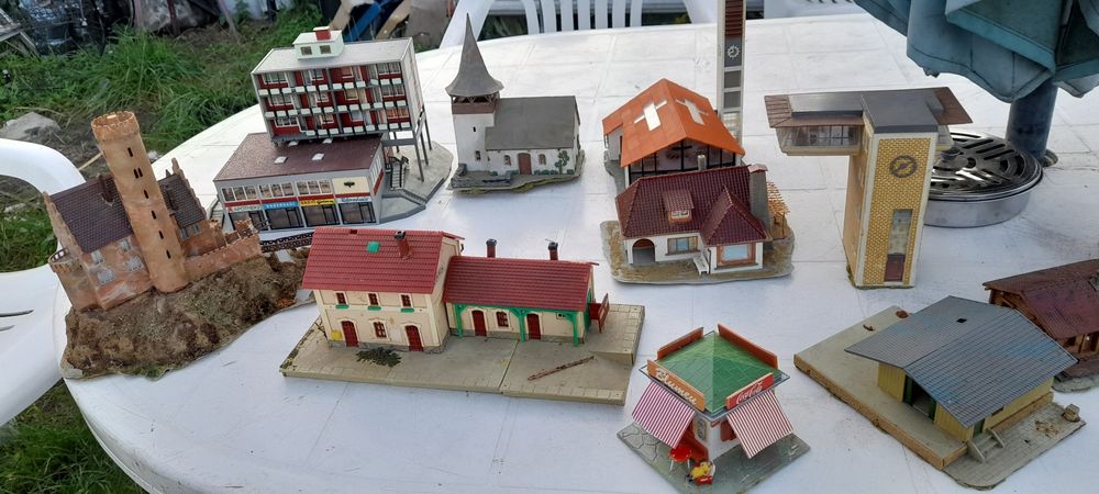 Makieta kolejka domki