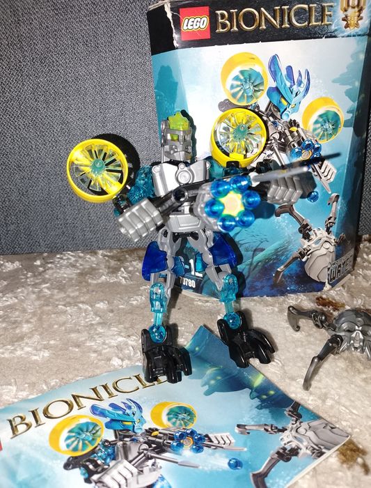 Конструктор, робот Lego Страж Воды Бионикл.
