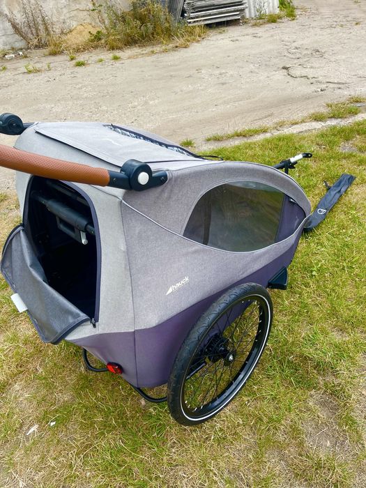 Hauck Dryk Duo Przyczepka Rowerowa Wózek Spacerowy, Wysyłka