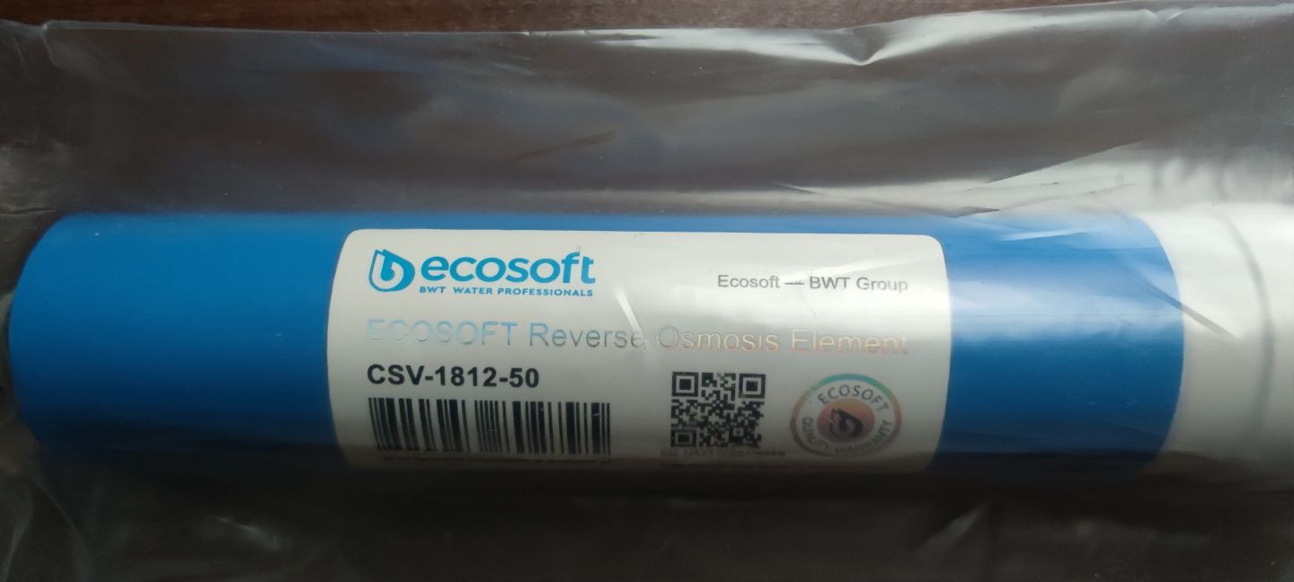 Мембрана для обратного осмоса Ecosoft 50GPD CSV181250ECO CSV-1812-50